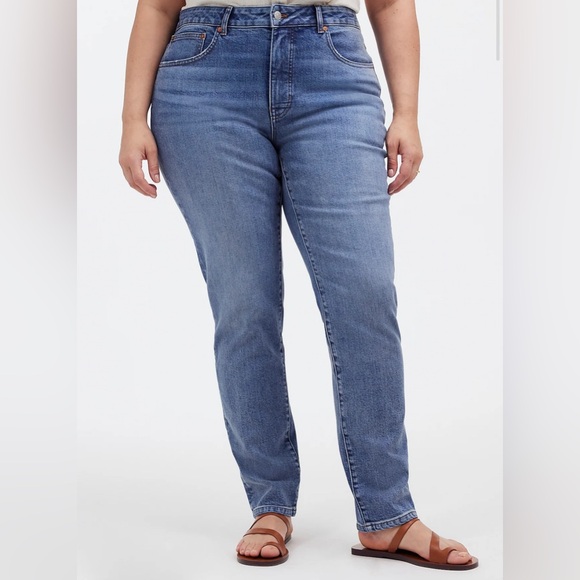 Madewell Perfect Vintage Jeans, Size 32T, Blue Denim, 99% Cotton - Picture 11 of 11